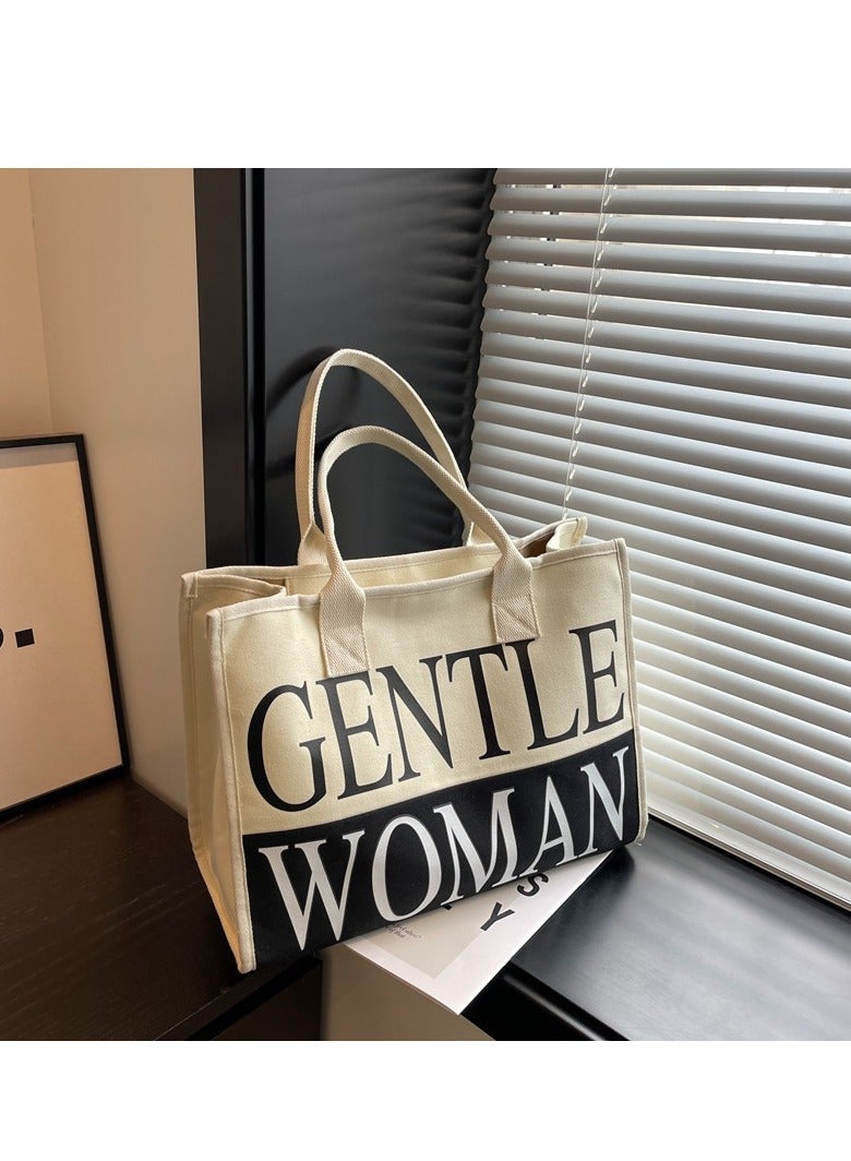 New letter printed shoulder bag - Image 5