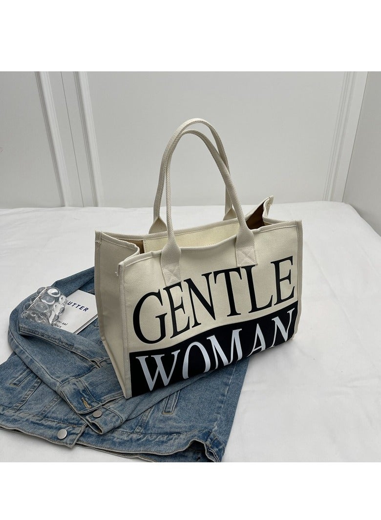 New letter printed shoulder bag - Image 4