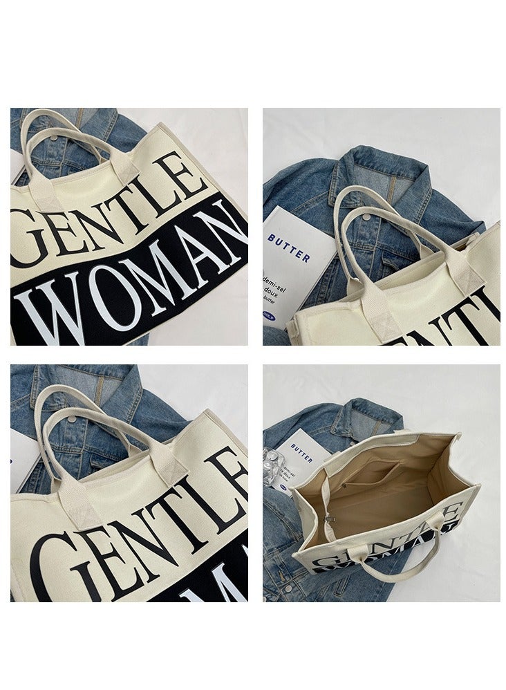 New letter printed shoulder bag - Image 2