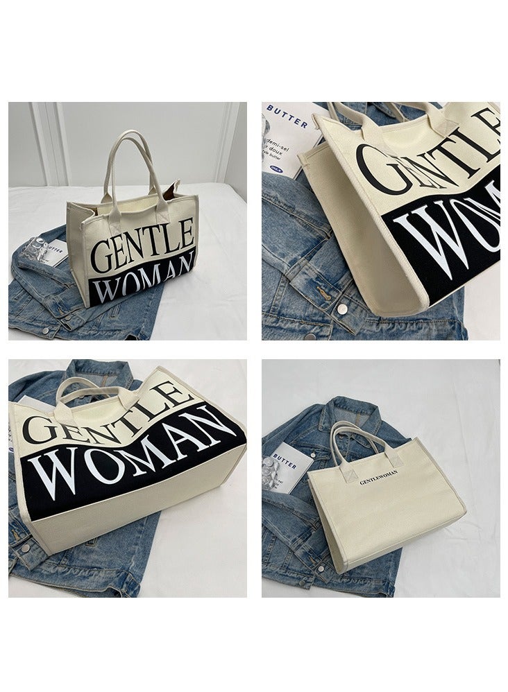 New letter printed shoulder bag - Image 3