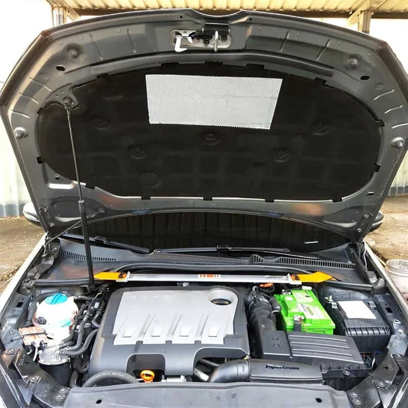 غطاء وسادة حرارية من القطن لعزل الصوت في مقدمة السيارة من نوع Heat Shield، مخصص لطراز Golf 6 GTI (مصنوع من الألومنيوم) - Image 3