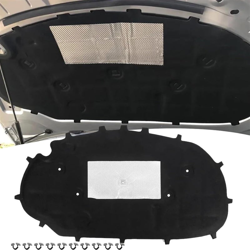 غطاء وسادة حرارية من القطن لعزل الصوت في مقدمة السيارة من نوع Heat Shield، مخصص لطراز Golf 6 GTI (مصنوع من الألومنيوم) - Image 2
