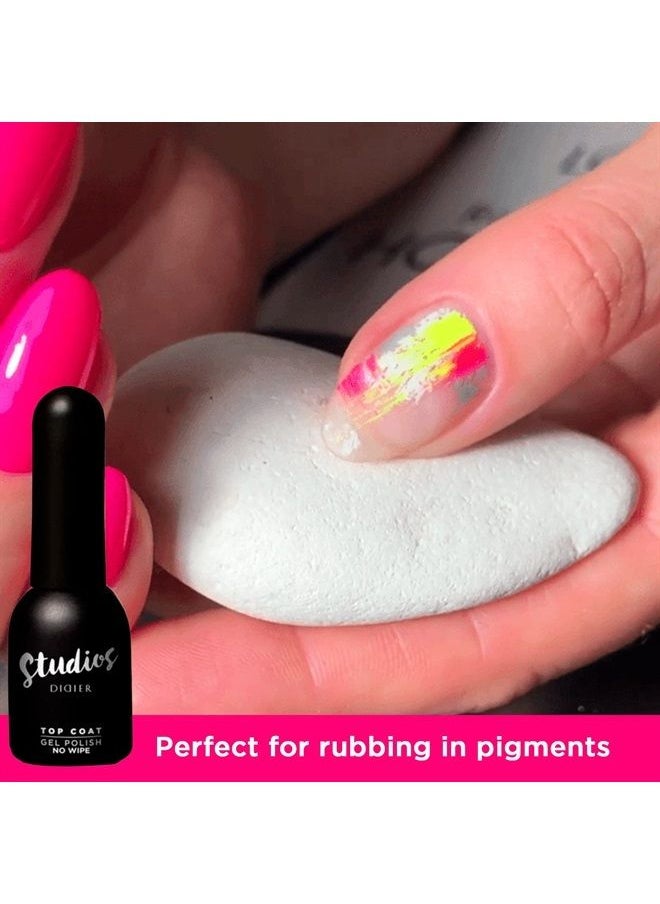 DIDIER LAB - Top Coat Gel Nail Polish No Wipe Gel Top Coat - High Gloss - Clear Top Coat Nail Polish - Soak off Gel Polish - Top Coat Gel Nail Polish - For UV LED Lamp - Long Lasting - Image 1