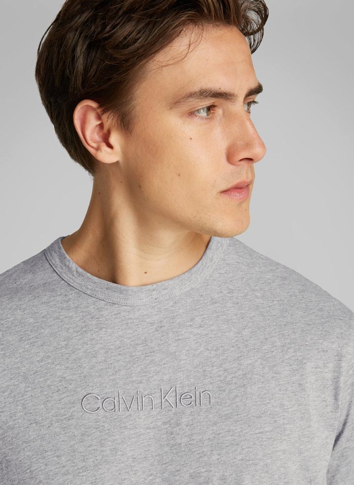 CALVIN KLEIN Cotton T-Shirt Short Sleeve Lounge T-Shirt - Image 3