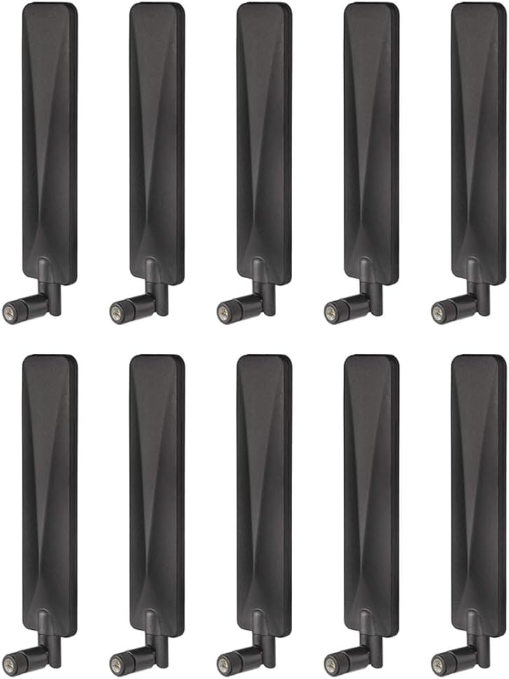 BINGFU 4G LTE Antenna 9dBi SMA Male Cellular Antenna (10-Pack) Compatible with 4G LTE Wireless CPE Router Hotspot Cellular Gateway Industrial IoT Router Trail Game Camera Outdoor Security Camera - Image 1