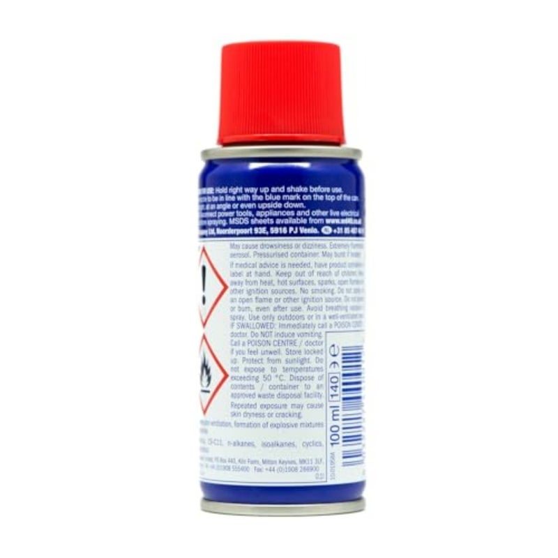 Multi-Use 100ml Spray Aerosol Can All-Purpose Lubricant, Cleans Rust, for Home Workshop Use - Image 2