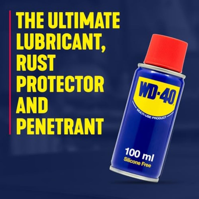 Multi-Use 100ml Spray Aerosol Can All-Purpose Lubricant, Cleans Rust, for Home Workshop Use - Image 4