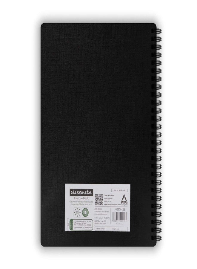 Classmate Soft Cover 6 Subject Spiral Binding Notebook, Single Line, 300 Pages (2105013) Pack Of 2 - Image 2