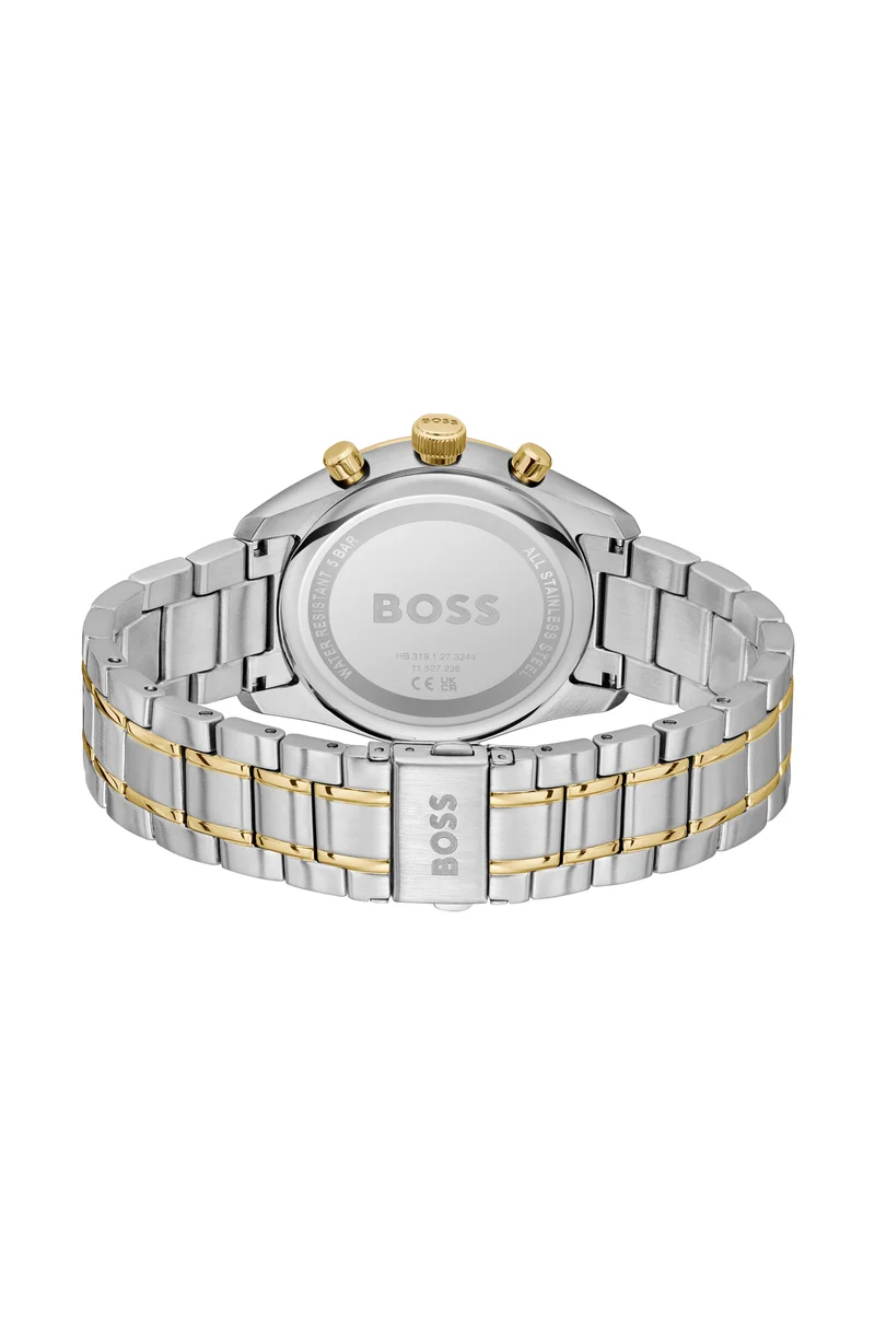 BOSS Grand Prix 44 Steel Strap Analog Watch