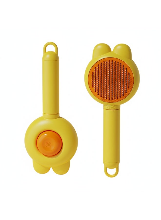 إيبت فرشاة تنظيف ذاتية للقطط والكلاب الصغيرة - لون أصفر - Image 1