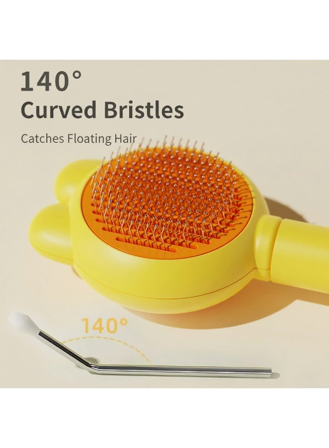 إيبت فرشاة تنظيف ذاتية للقطط والكلاب الصغيرة - لون أصفر - Image 3