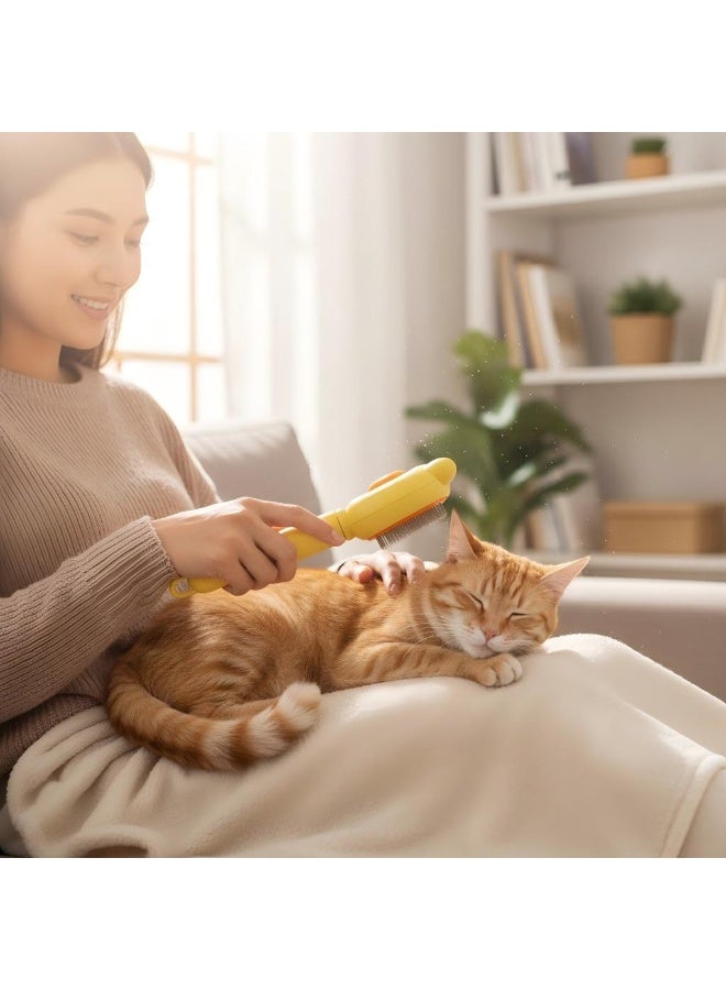 إيبت فرشاة تنظيف ذاتية للقطط والكلاب الصغيرة - لون أصفر - Image 5