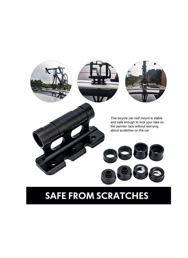 SYOSI Bike Fork Mount, Bike Car Rack Carrier, Aluminum Alloy Bicycle Fork Bracket, Suitable for Outdoor Travel Transporting Bicycle, Fits Thru Axle Fitments Sizes 100*5/100*12/100*15/110*15mm  - Image 5