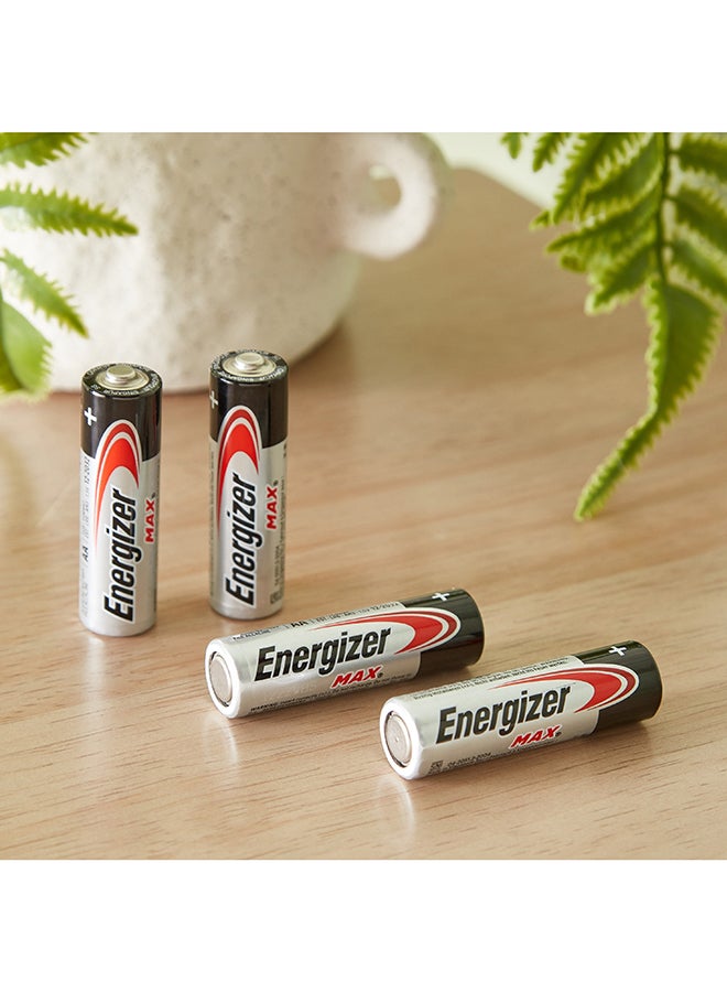 Energizer 4-Piece Max AA Alkaline Battery Set 2 x 5 x 1 cm - Image 3