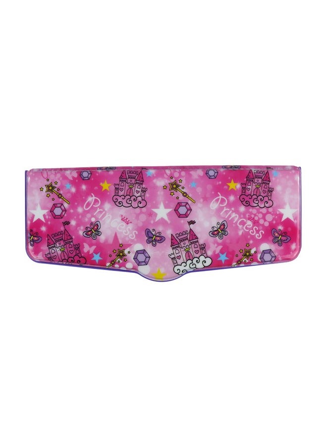 SMILY KIDDOS Multi Functional Pop Out Pencil Box For Kids Stationery For Children | 24.5 X 4 X 10Cm | - Princess Theme - Pink  - Image 3
