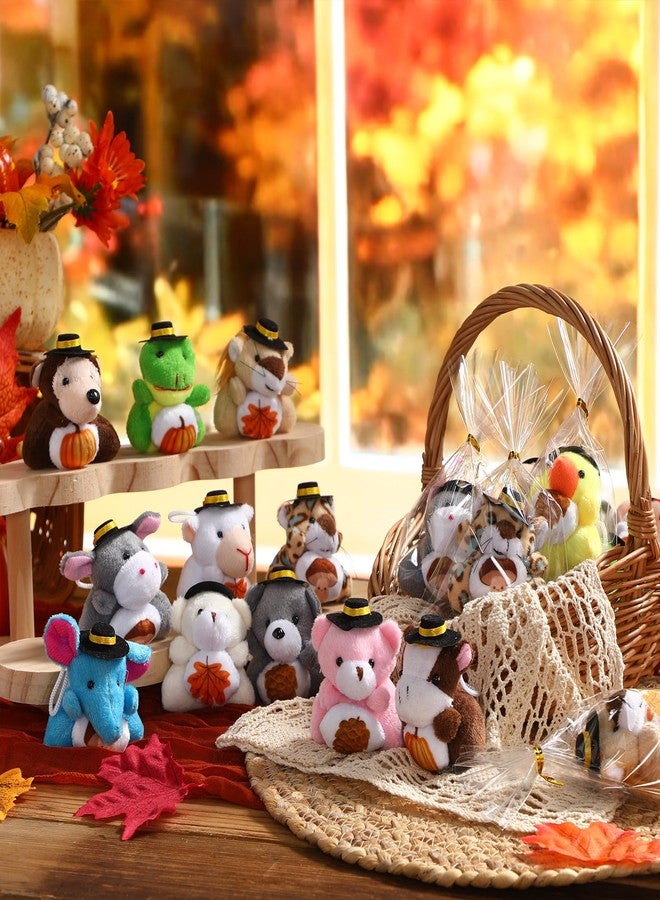 فينسوت مجموعة من 24 لعبة محشوة صغيرة لعيد الشكر من Vinsot، مجموعة من 24 لعبة محشوة صغيرة لعيد الشكر في الخريف، سلسلة مفاتيح من القطيفة لتزيين حفلات الخريف، زينة شجرة، حشوات لحقيبة الهدايا، 3 بوصات - Image 4