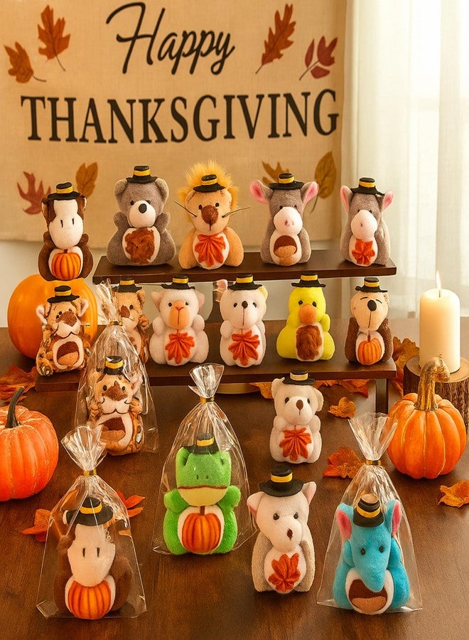 فينسوت مجموعة من 24 لعبة محشوة صغيرة لعيد الشكر من Vinsot، مجموعة من 24 لعبة محشوة صغيرة لعيد الشكر في الخريف، سلسلة مفاتيح من القطيفة لتزيين حفلات الخريف، زينة شجرة، حشوات لحقيبة الهدايا، 3 بوصات - Image 5