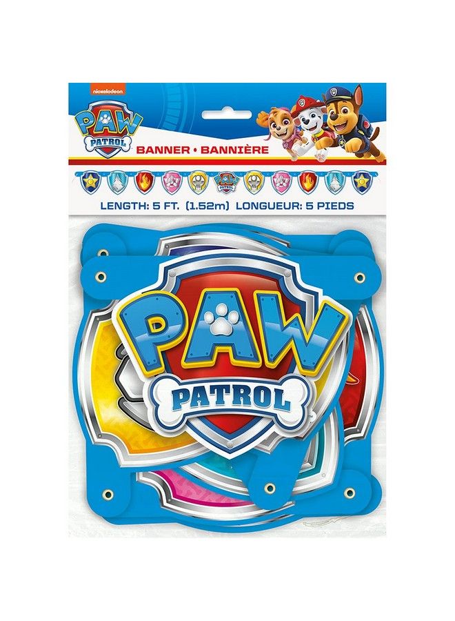 Unique Paw Patrol Party Jointed Banner 6.5 Ft Multicolor - Image 4