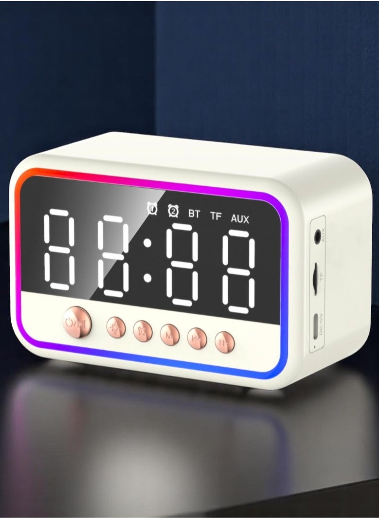 Alarm Speakers Led Digital Display Sleep Timer With Led Light for Alarm Clock Wireless Small Speaker DLC-32918