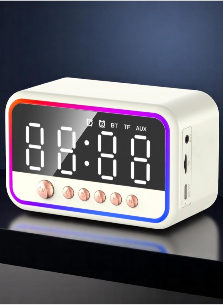Alarm Speakers Led Digital Display Sleep Timer With Led Light for Alarm Clock Wireless Small Speaker DLC-32918