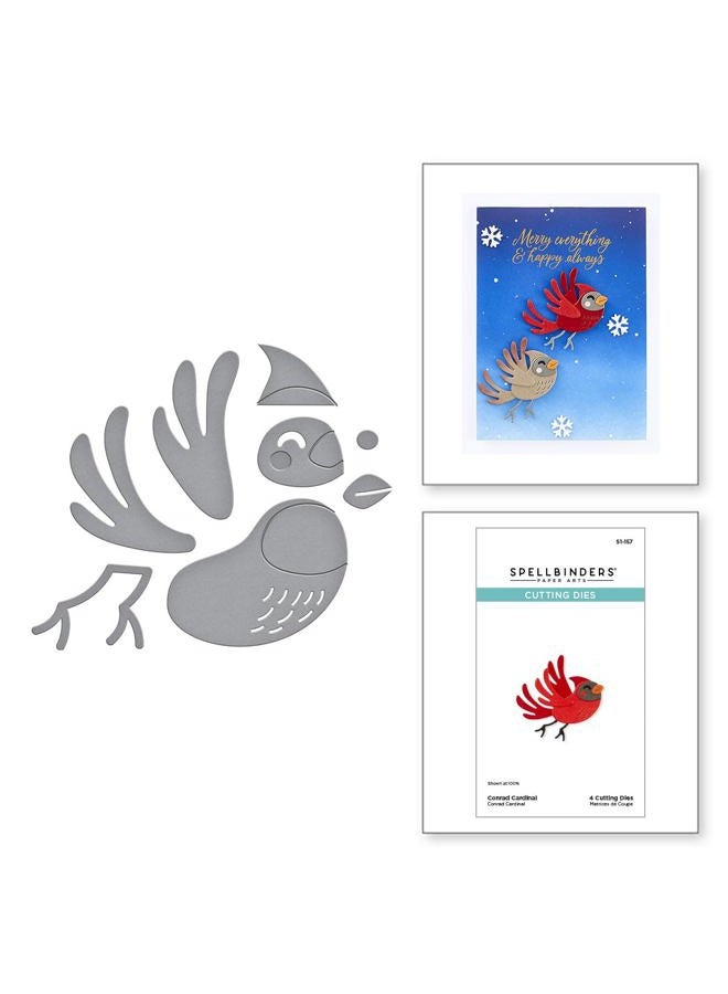 Spellbinders Conrad Cardinal Etched Dies - Image 2