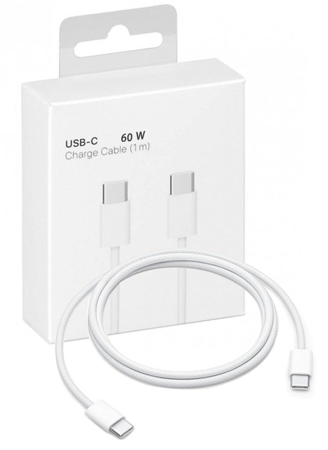 Univer Tang - USB type C To type-C Super Fast Charging Cable 60W For iPhone 16/15, iPad, iPad mini 7, MacBook Pro, Samsung S25 Ultra/S24/23/, Huawei P70 - Image 1