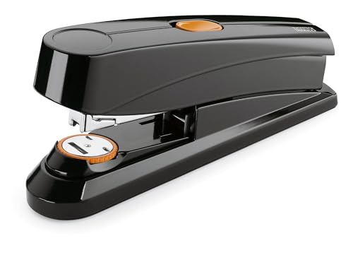 Novus B8fc Flat Clinch Stapler, 70% Less Effort, 50 Sheet Capacity, Dual Staple Guide, German Engineered, Staple|Pin|Tack, Black (020-1673) - Image 2