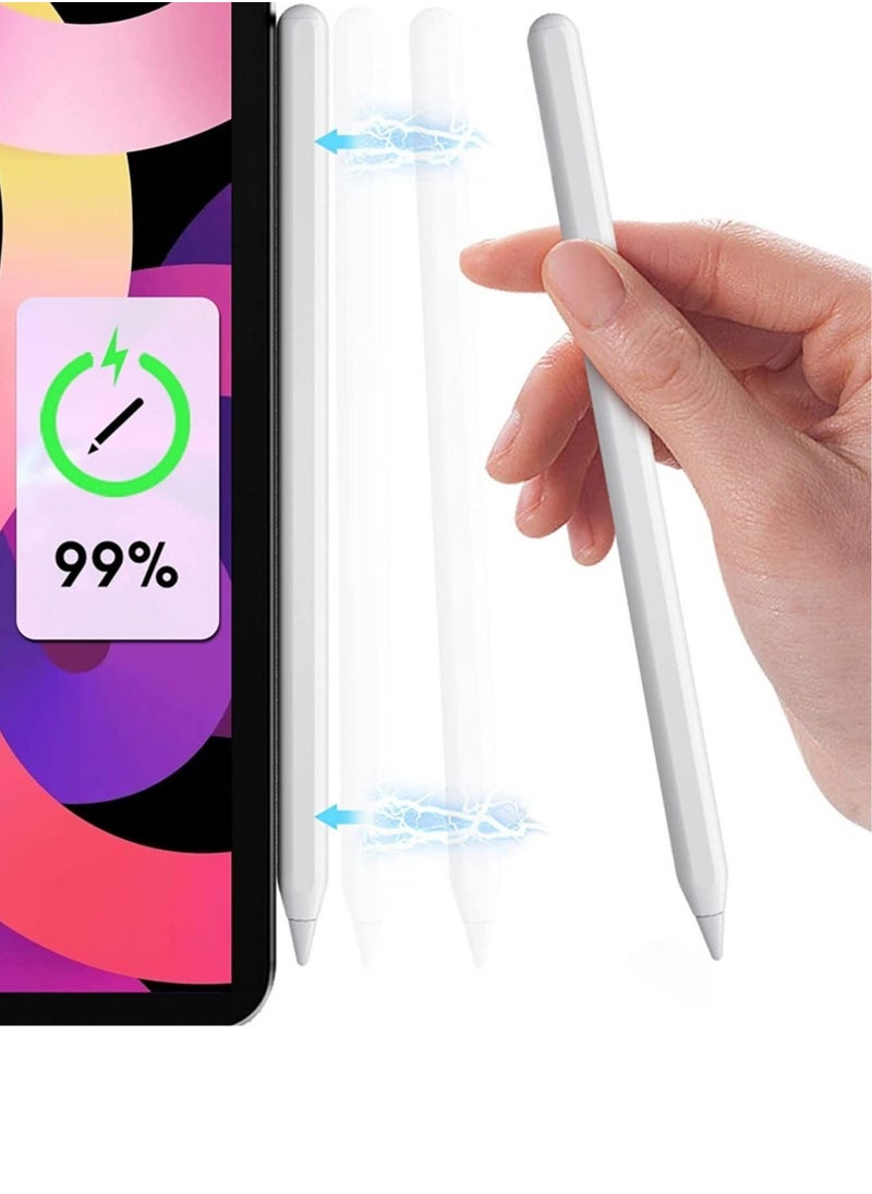 ELTRAZONE - Stylus Pen for iPad Pencil 2nd Generation [Wireless Charging/Palm Rejection/Tilt Sensitive] Compatible for Apple iPad Pro 1/2/3/4/5th 11/12.9inch,iPad Air 4/5th,iPad Mini 6th Active Drawing Pen - Image 1