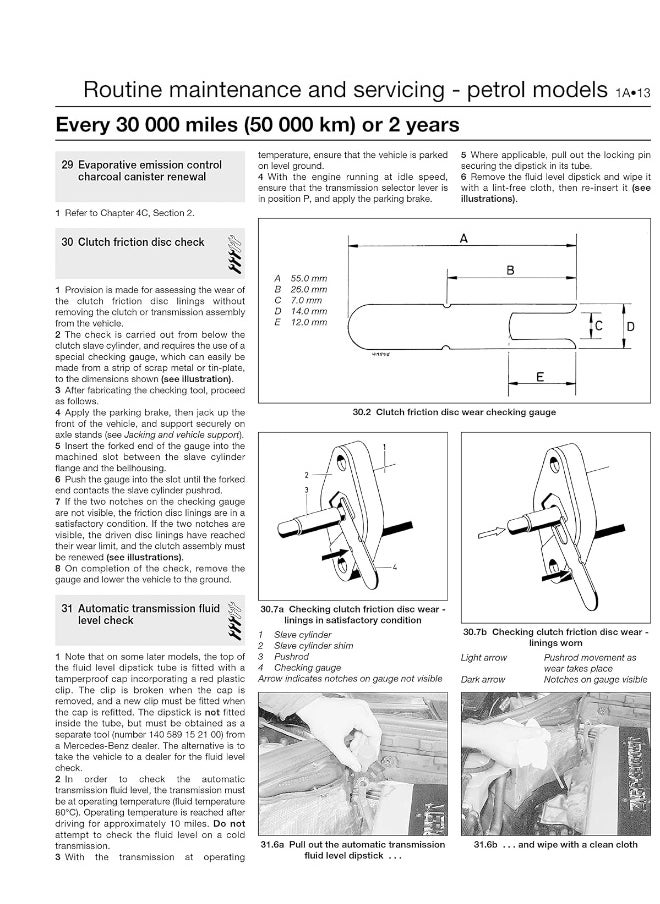 Mercedes-Benz C-Class Petrol & Diesel (93 - Aug 00) Haynes Repair Manual  - Image 1