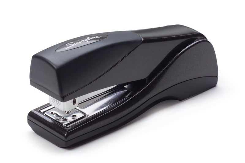 Swingline مُدبِّس سوينغلاين، سعة 25 ورقة، قبضة أوبتيمّا، خالي من التكتل، مدمج، قبضة مريحة Ergonomic، معدني، أسود (87815) - Image 1