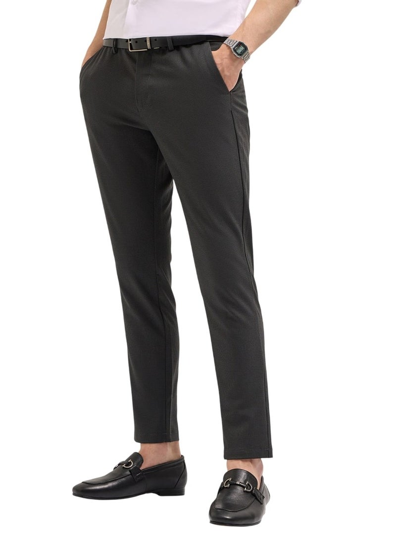 THE BEAR HOUSE Men's Classic Formal Trousers Stylish and Comfortable Dress Pants for Office Meetings, Business Travel, Professional Events, Corporate Settings, and Everyday Formal Wear - Image 1