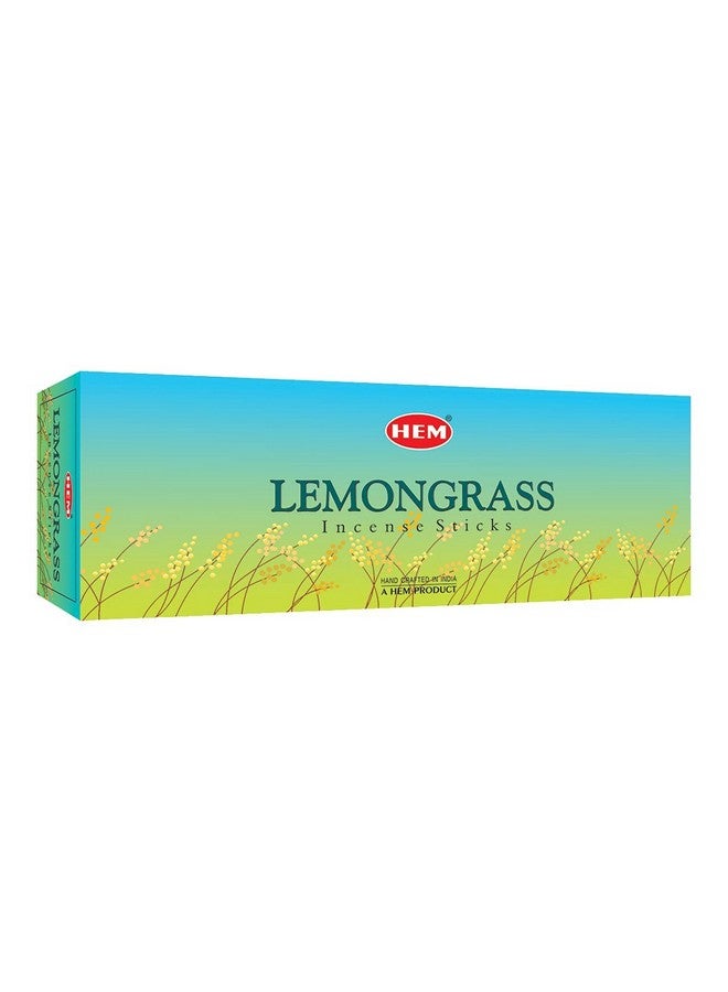 HEM Lemongrass Incense Sticks | Agarbatti For Home Freshness, Prayer, Positive Energy & Yoga Meditation | Pooja Item For Home | Burning Time - 35-40 Minutes |120 Sticks (Handcrafted & Low Smoke) - Image 1