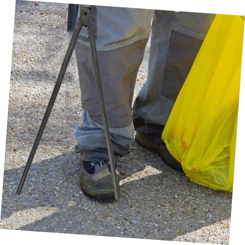 IMIKEYA Trash Grabber Picker Tool Heavy Duty Garbage Tongs for Outdoor Use for Litter Collection Campfire and Firewood Handling - Image 4