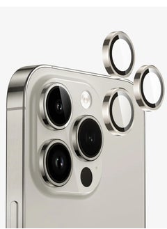 iPhone 15 Pro & 15 Pro Max For Peak Series Crystal Lens Protector (3 pcs) - Titanium