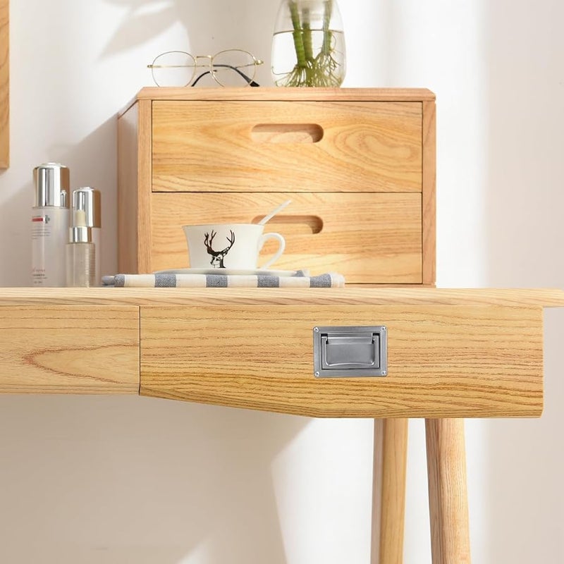 Low Profile Recessed Flush Mounted Door Pull Handle Zinc Alloy Silver for Cabinet Furniture Toolbox - Image 5