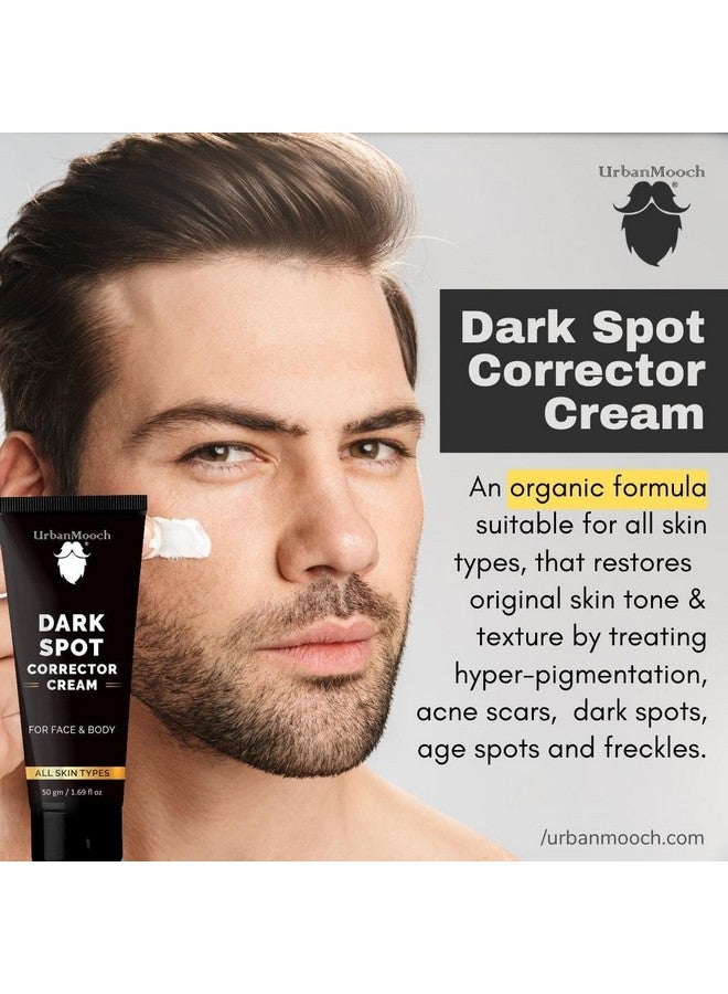 UrbanMooch Dark Spot Corrector Cream Brightening & Lightening Pimple Marks Acne Scars Uneven Skin Tone Pigmentation & Blemish 50Gm - Image 4