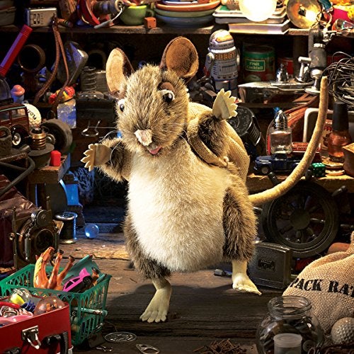 Folkmanis Pack Rat Hand Puppet, Brown, Beige, 1 EA - Image 3