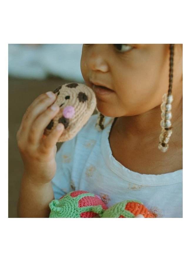 Pebble 200194 Fair Trade Friendly Chocolate Chip Cookie Rattle 3 Inchlength - Image 2