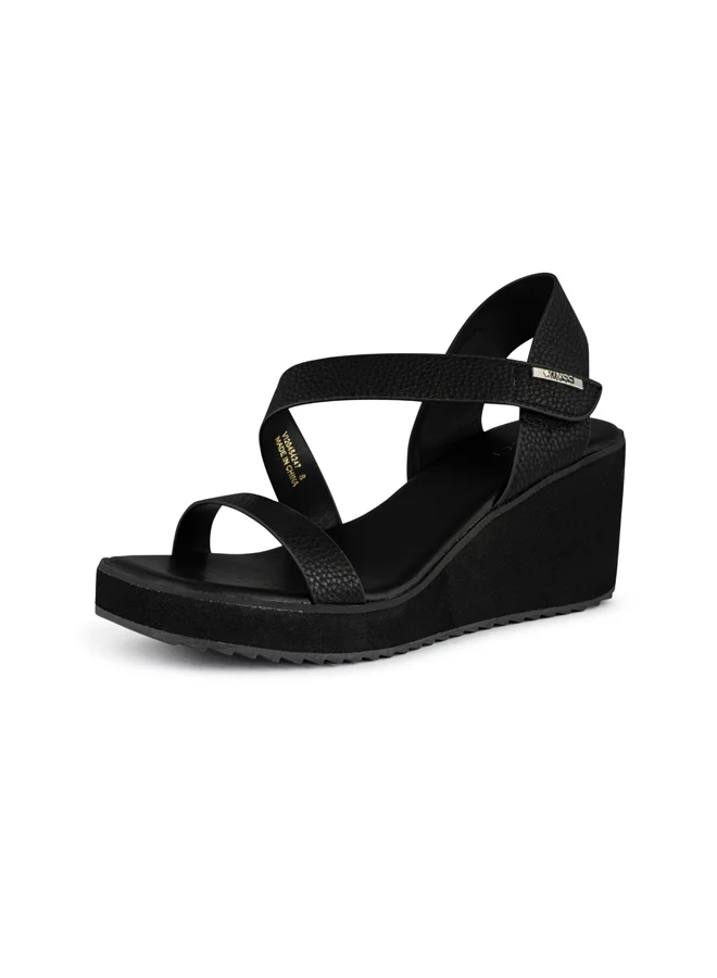 فينتشي صنادل نسائية متعددة الأحزمة ويدج