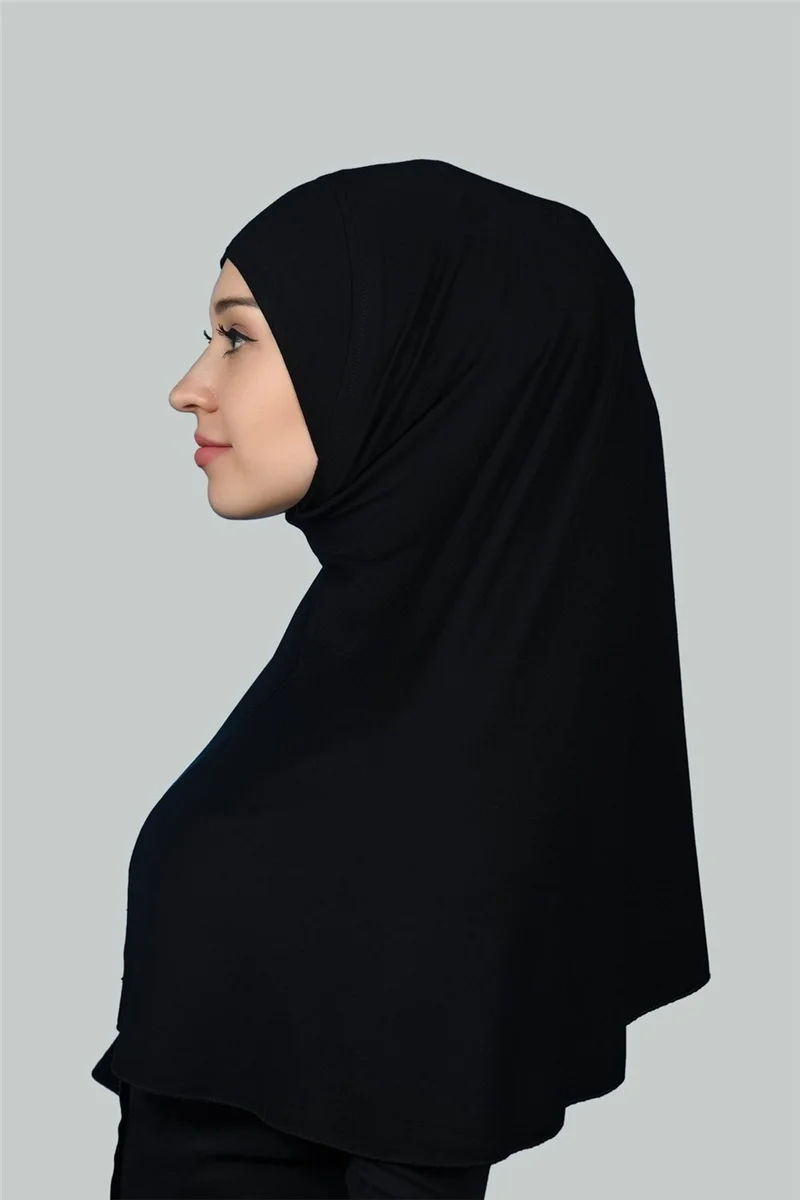 Altobeh Ready-made Hijab Practical Scarf Hijab Hijab - Prayer Cover (Xl) - Black
