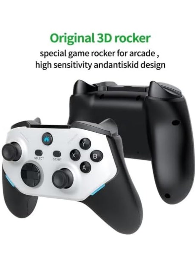 ريبنيو وحدة تحكم ألعاب كلاسيكية 2025 M88 Pro بسعة 128 جيجابايت - نظام ألعاب تلفزيون عالي الدقة 4K/8K مع أكثر من 30,000 لعبة كلاسيكية، وحدات تحكم لاسلكية، دعم PS2/PSP/N64/Arcade، بطاقة TF قابلة للتوسيع بسعة 512 جيجابايت، توصيل وتشغيل للعائلة والأطفال - Image 5