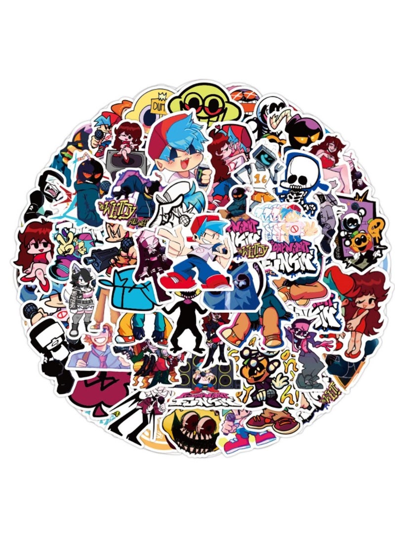 general 50-Piece Friday Night Funkin Cute Vinyl Waterproof Sticker