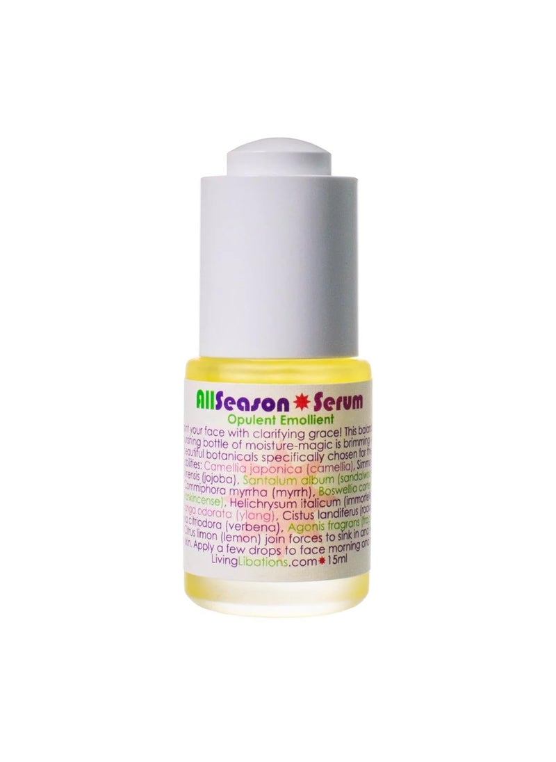 Living Libations - Living Libations  Organic All Season Serum  Natural Wildcrafted Clean Beauty 5 oz  15 ml - Image 1