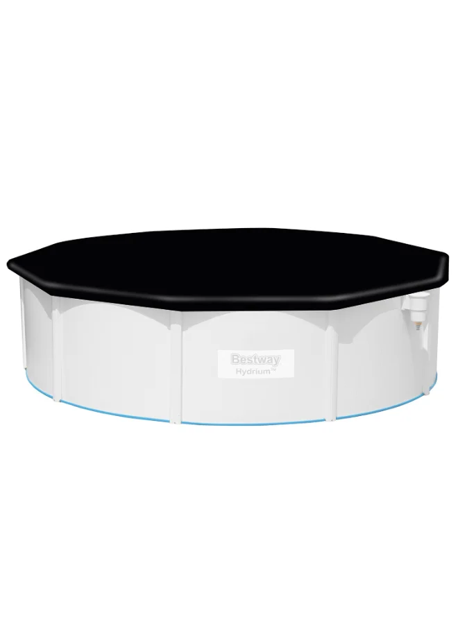 Bestway Bestway Flowclear 16 ft Round Solar Pool Cover, 4.88 m Solar Heating Cover for Above Ground Pools, Heat Retention & Debris Protection, Energy-Saving Bubble Pool Cover