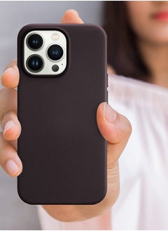 CATANES CATANES iPhone 14 Pro Case And Cover Leather Case With MagSafe Purple  - Image 3