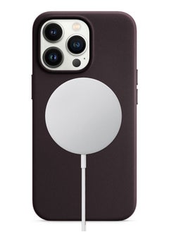 CATANES CATANES iPhone 14 Pro Case And Cover Leather Case With MagSafe Purple  - Image 2