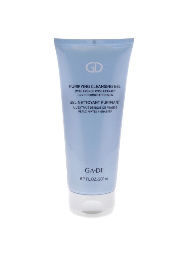 GA-DE Purifying Cleansing Gel Formulated For Oily To Combination Skin Enriched With French Rose Plumeria Sage Grapefruit And Vitamins 6.7 Oz - Image 1