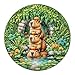 SECOGM Capybara Puzzles for Adults 1000 Pieces Round Animal Jigsaw Puzzles 1000 Pieces Impossible Difficult Hard Challenging Puzzles for Adults Art Puzzle for Home Decor 265 265in - Image 2