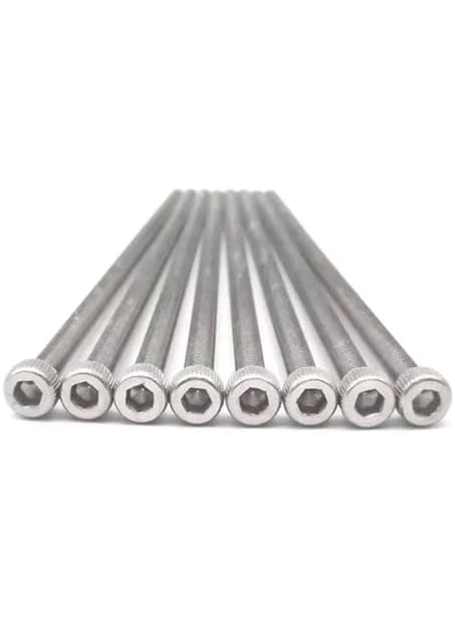 M3x130mm 10PCS 304 Stainless Steel Extra Long Knurled Cup Head Hex Socket Bolts DIN912 - Image 2