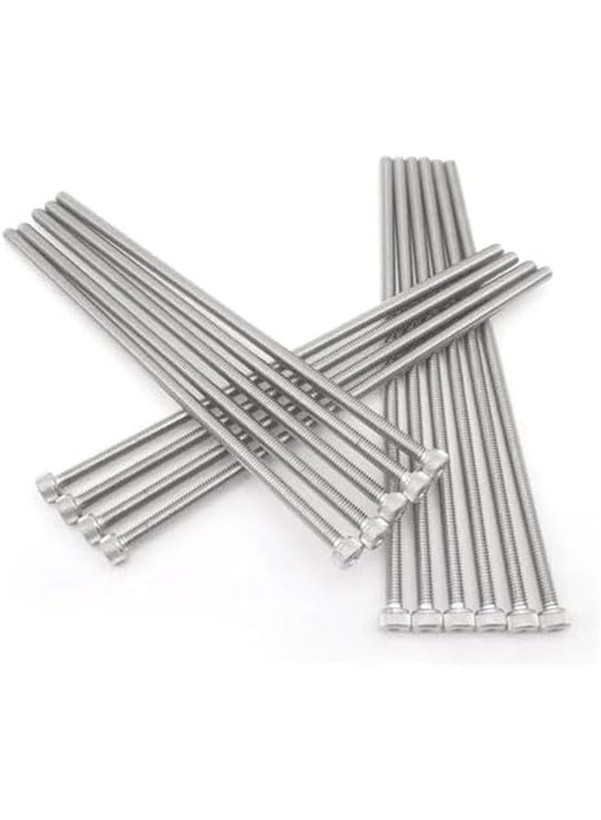 M3x130mm 10PCS 304 Stainless Steel Extra Long Knurled Cup Head Hex Socket Bolts DIN912 - Image 3